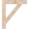 Ekena Millwork Traditional Block Smooth Bracket, Douglas Fir, 5 1/2"W x 38"D x 44"H BKT06X38X44TRA05SDF - alternate 2
